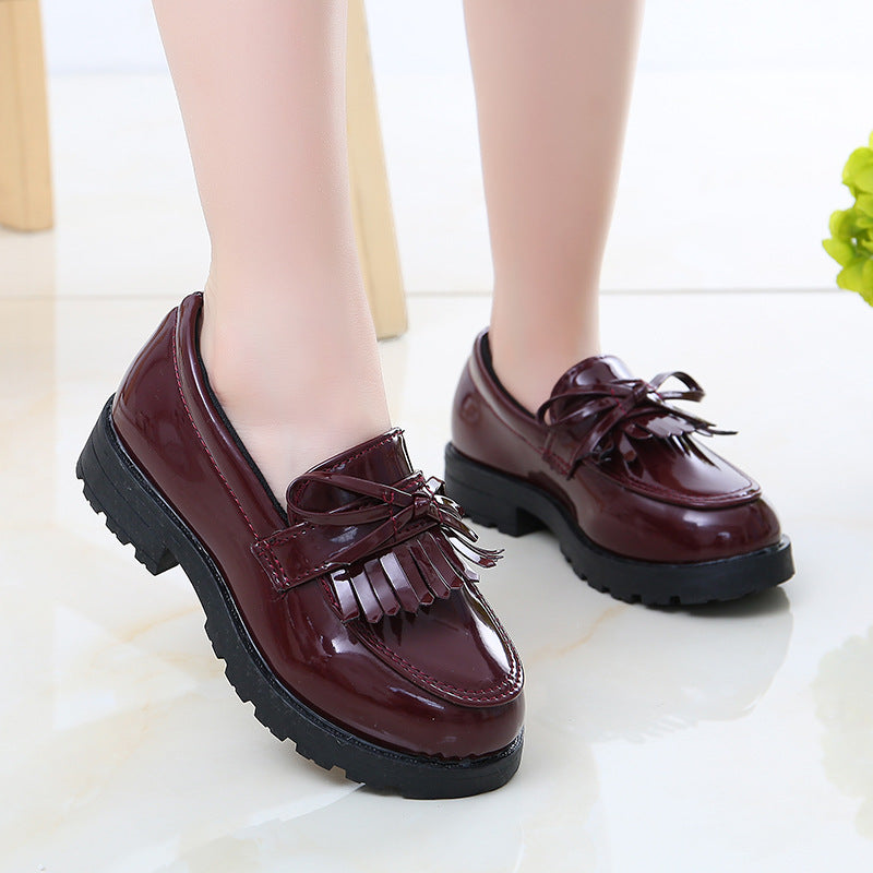 Girls Princess Performance Tassel Shoes