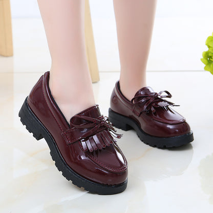 Girls Princess Performance Tassel Shoes