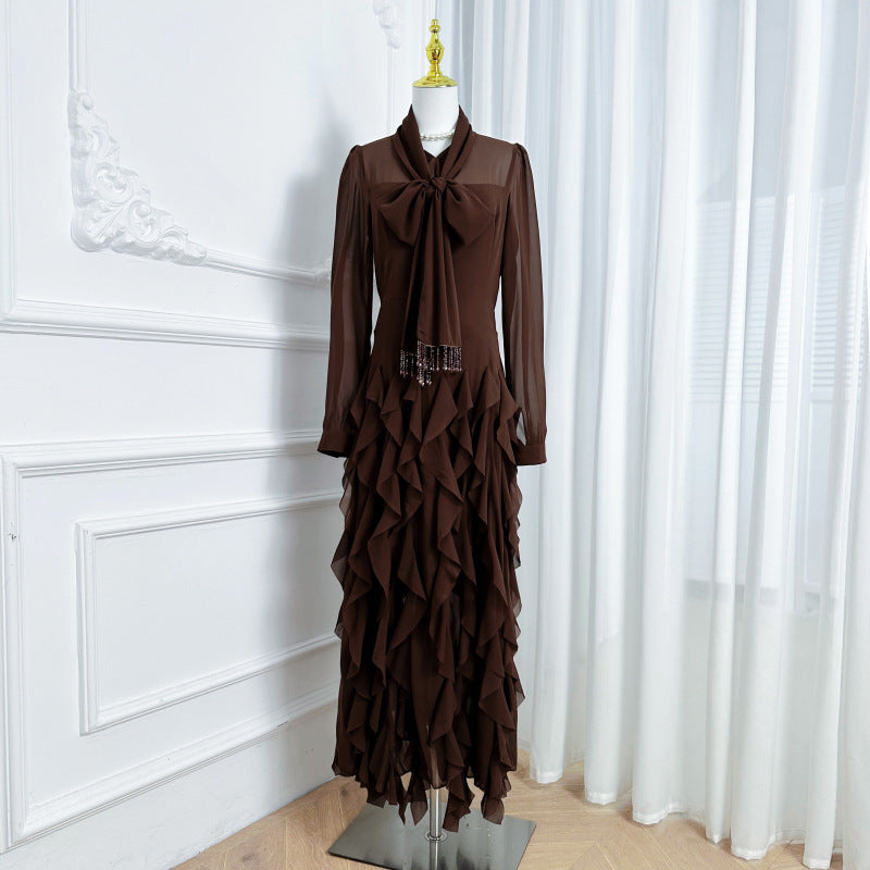 Fringed Elegant Fishtail Skirt