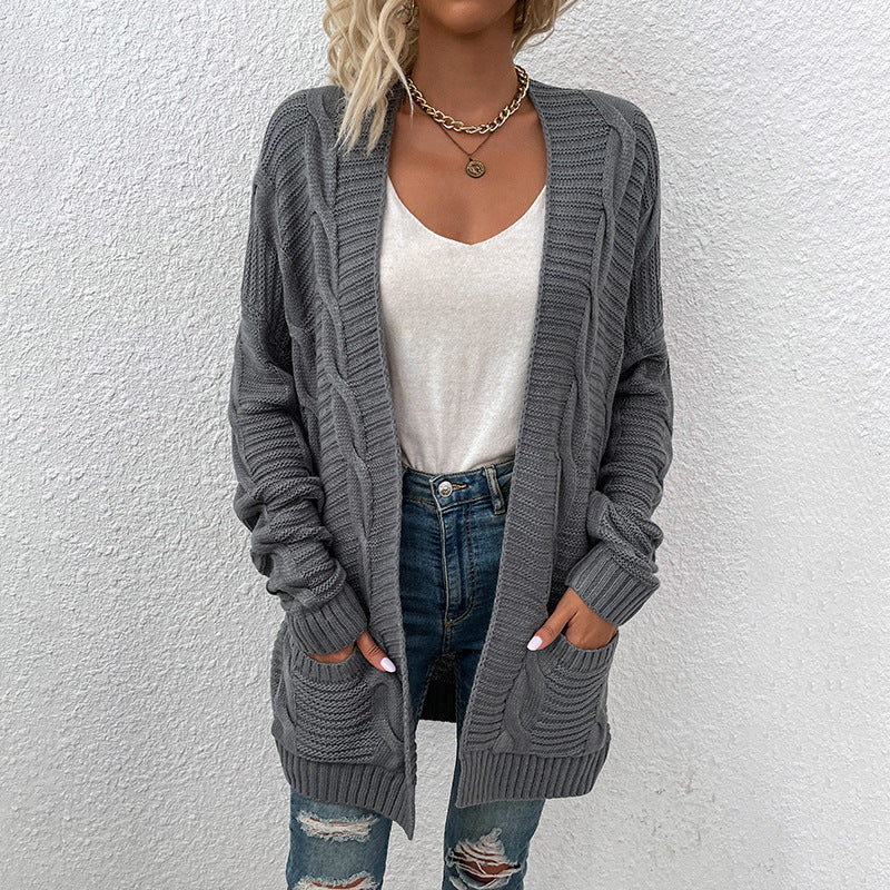 Drizzle Twist Middellange Cardigan