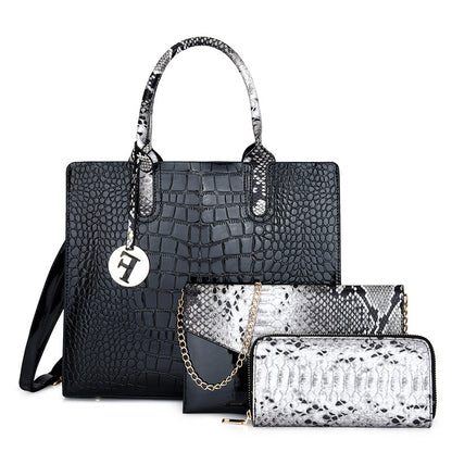 New foreign trade new Korean style fashionable all-match handbag mother and child bag women's shoulder messenger bag large capacity bag
