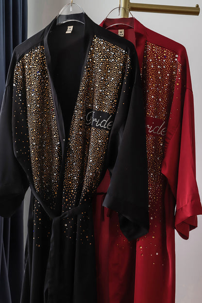 Bruids duster met diamandjes