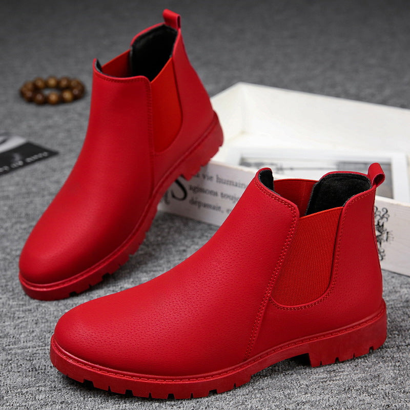 PU Heren Chelsea Laarzen