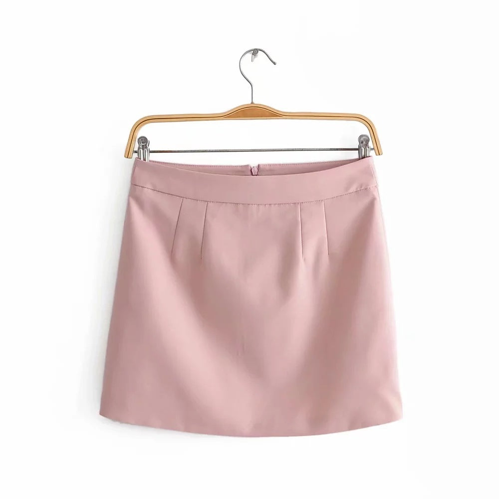 Losse colbert of mini-rok met ritssluiting