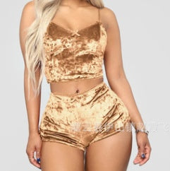 Velours ondergoed set