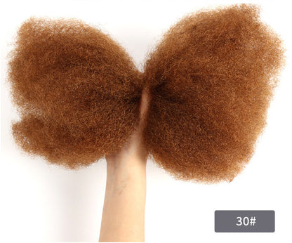 Afro Kinky Curly Bulk Menselijk Haar