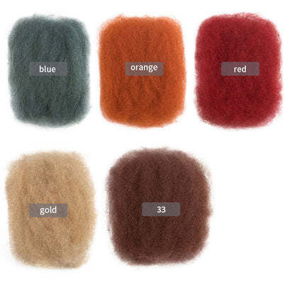 Afro Kinky Curly Bulk Menselijk Haar