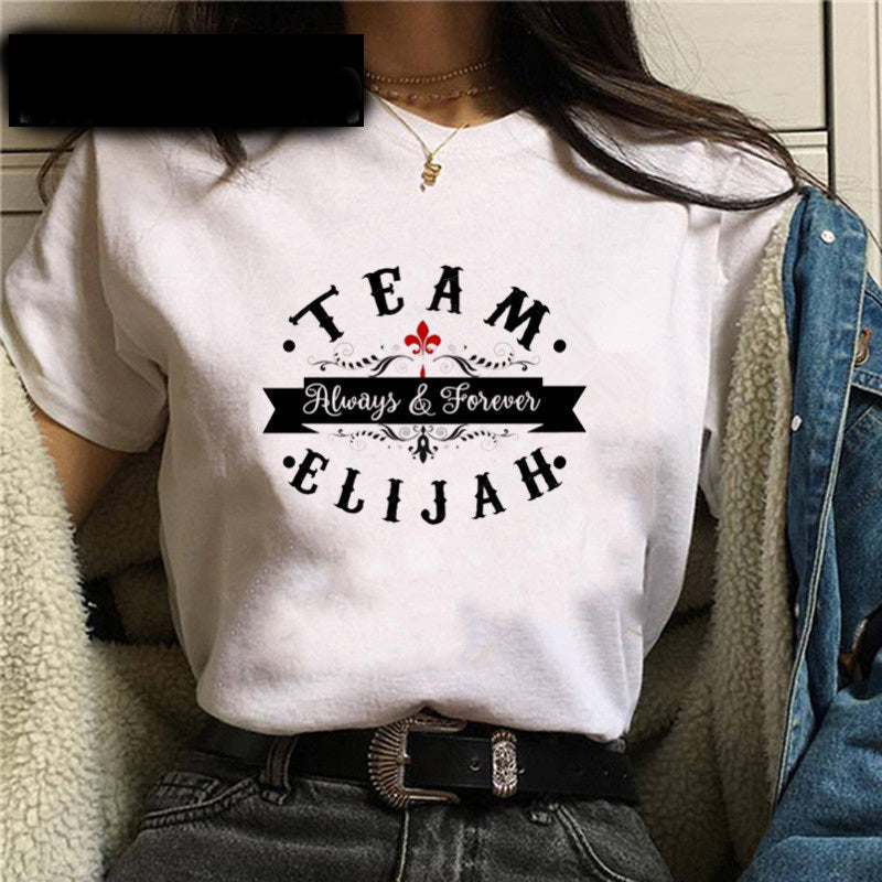 T-shirt Zomer Dames Korte mouwen 90s Cool T-shirt Streetwear