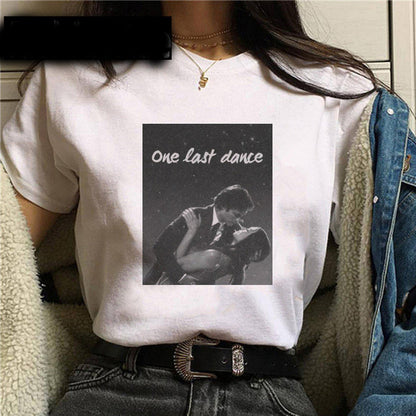 T-shirt Zomer Dames Korte mouwen 90s Cool T-shirt Streetwear