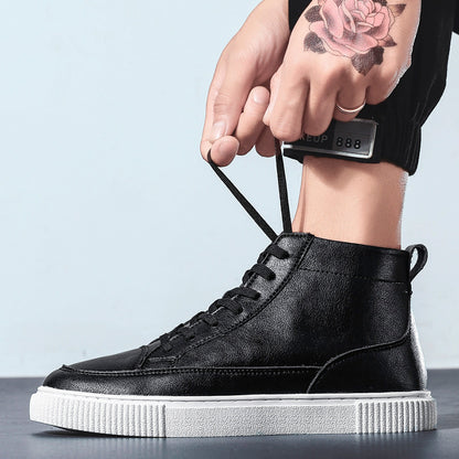 Britse Designer Heren Leren Sneakers