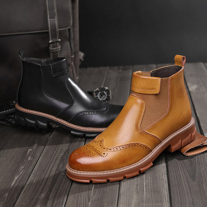 Retro Leren Martin Boots Heren