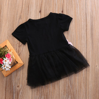 Europese Little Black Dress Baby Outfit  6-24 Mnd