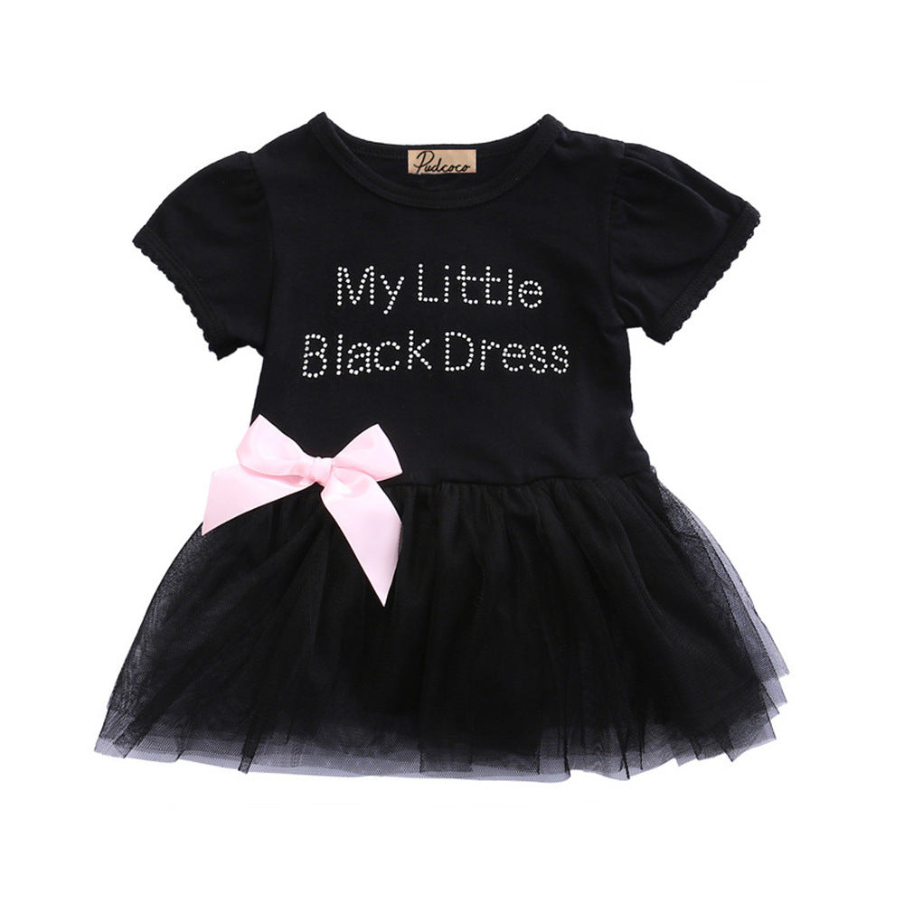 Europese Little Black Dress Baby Outfit  6-24 Mnd