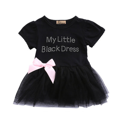 Europese Little Black Dress Baby Outfit  6-24 Mnd