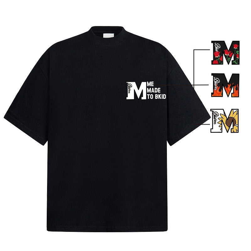 Short Sleeve T-Shirt for Men and Women Summer Couple Top Tee