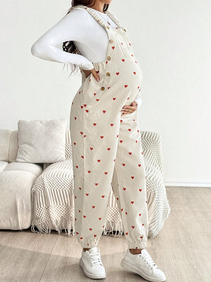 Woolen gauze maternity belt pants