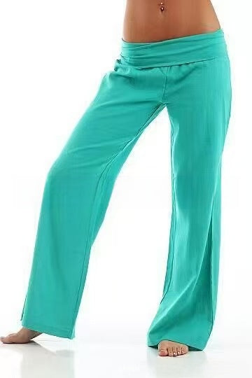 Elastic Waistband Versatile Wide-Leg Elastic Pants