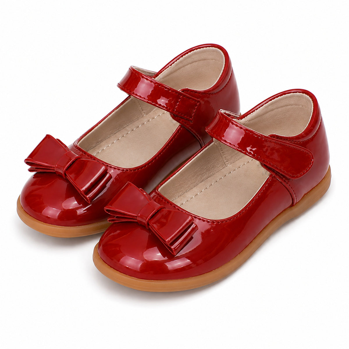 Girls Bowknot Mary Jane Flat Shoes