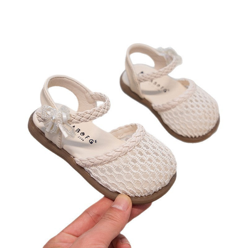 Kids Woven Mesh Sandals
