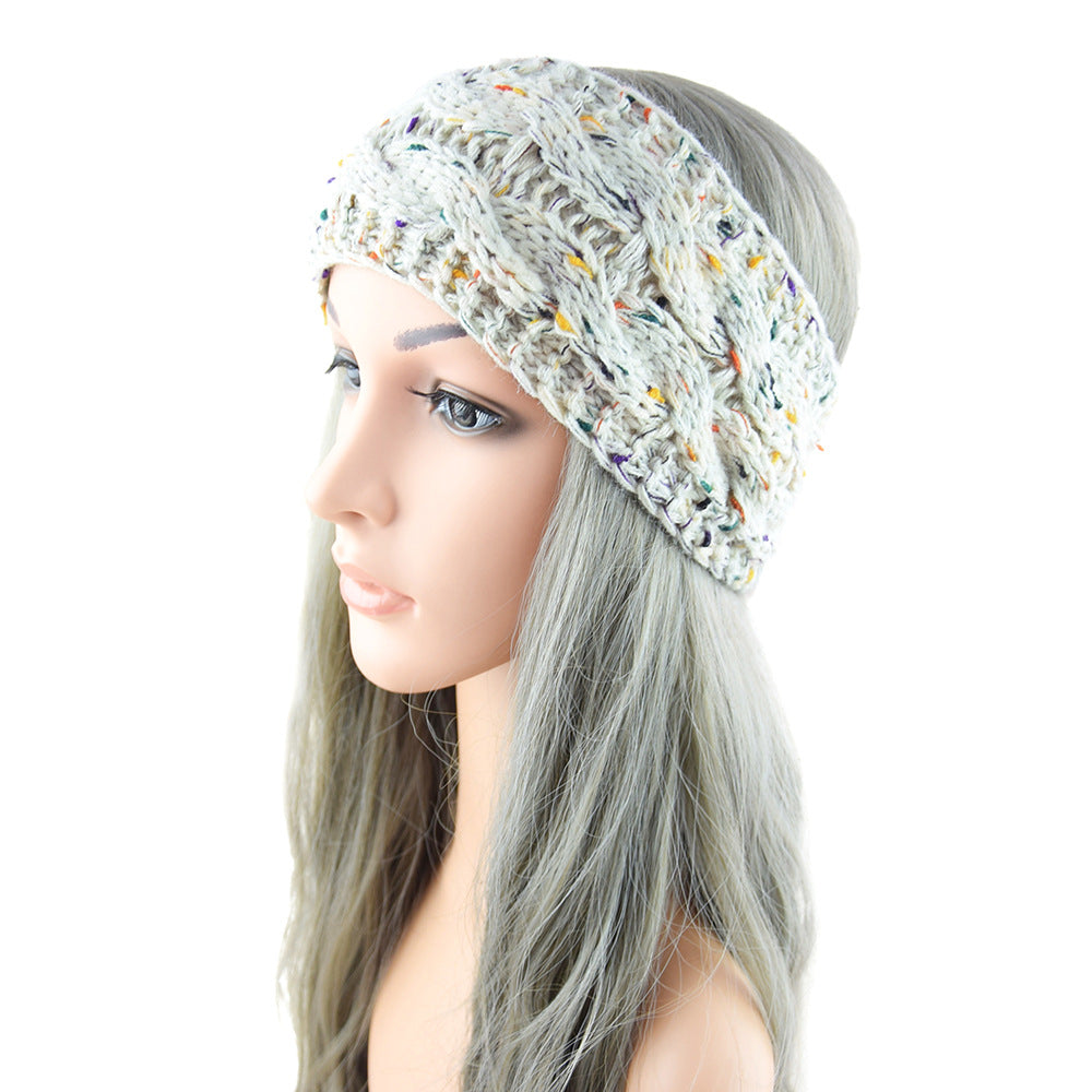 Fluwelen Wol Gebreide Hoofdband