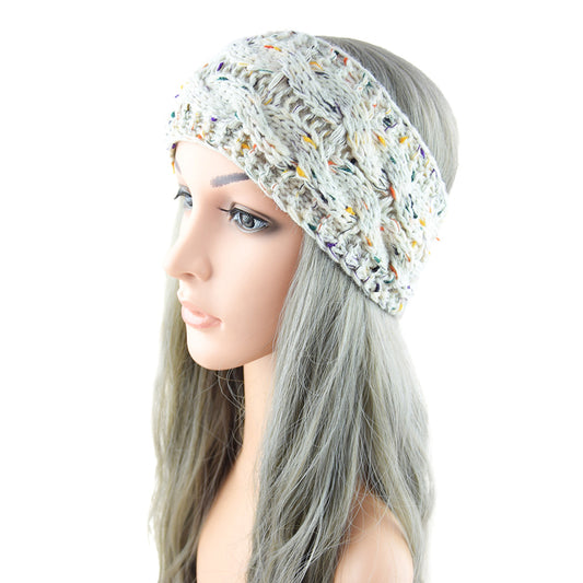 Fluwelen Wol Gebreide Hoofdband