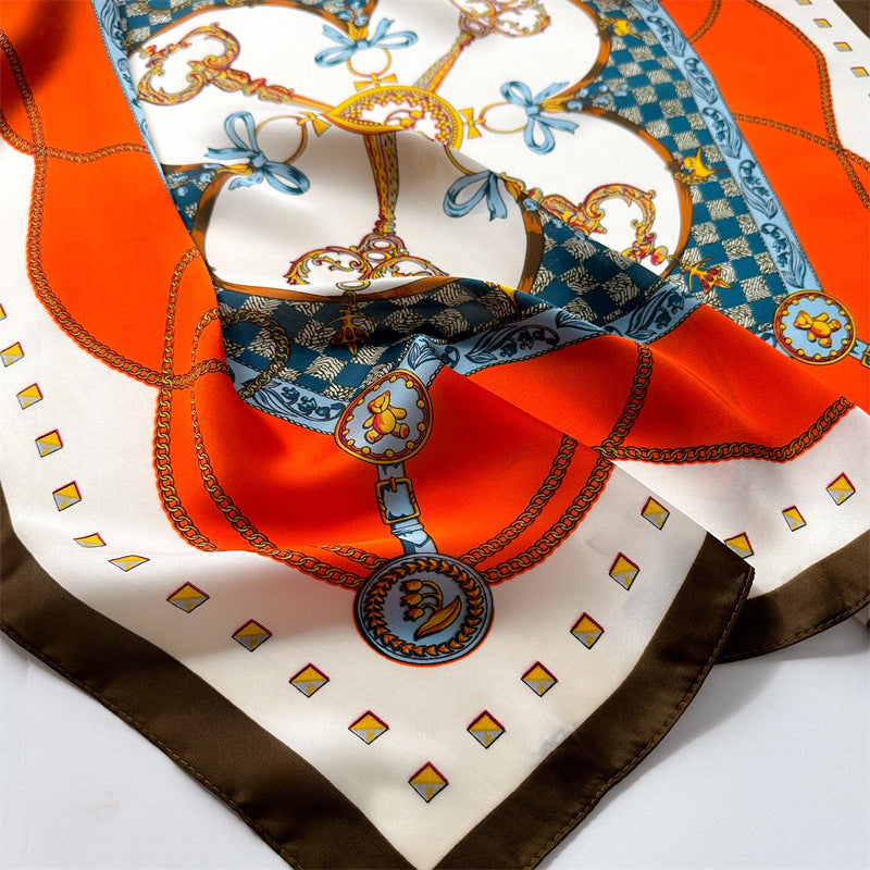 Europese en Amerikaanse sjaal met print