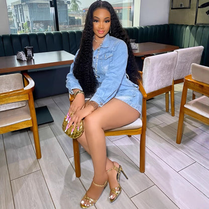 Women's Stretch Denim Dress