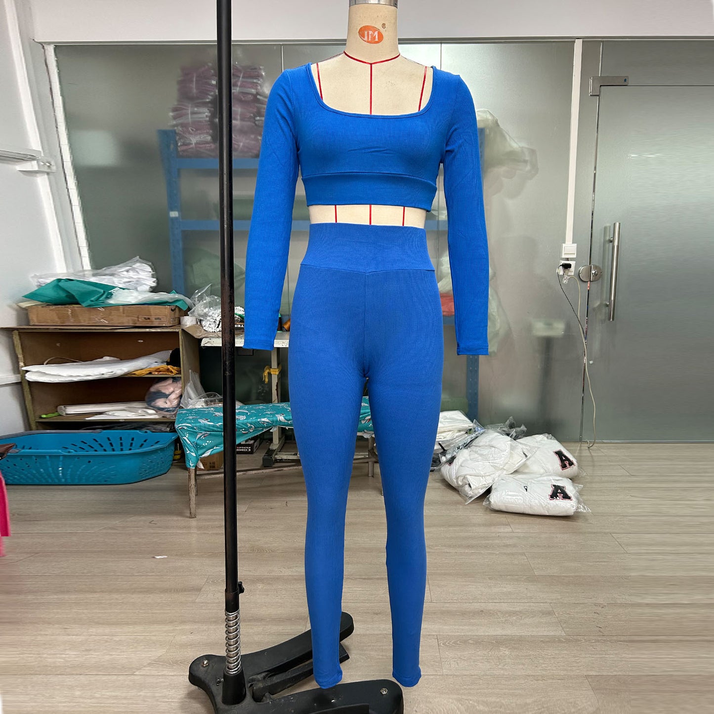 Sporttop Yogakleding Heupverhoging Fitnessbroek Tweedelige set