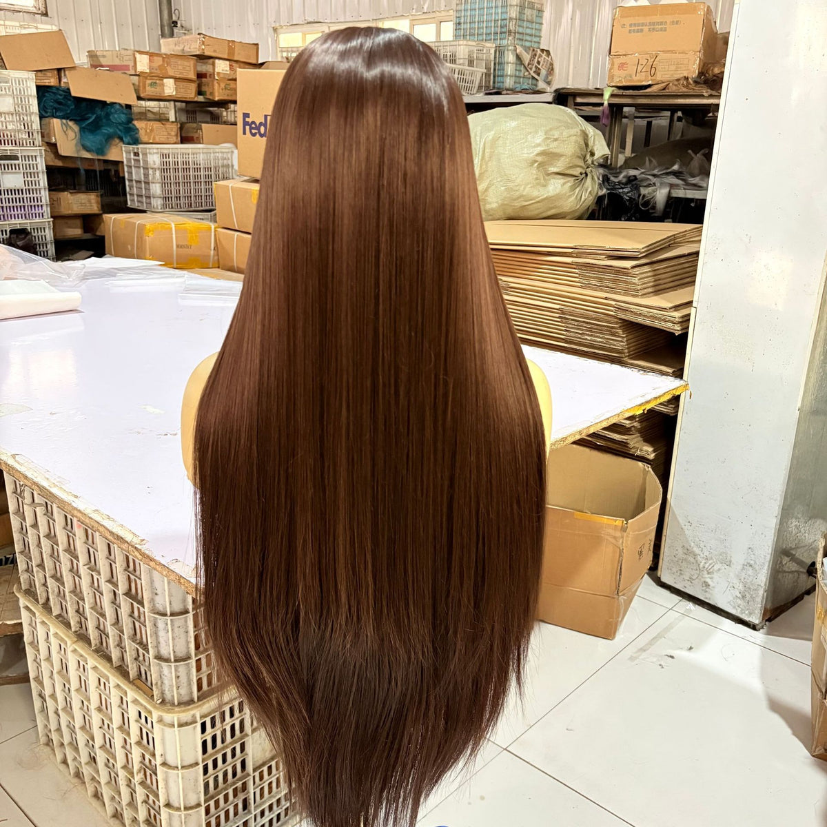 Long Straight Lace Front Synthetic Wig