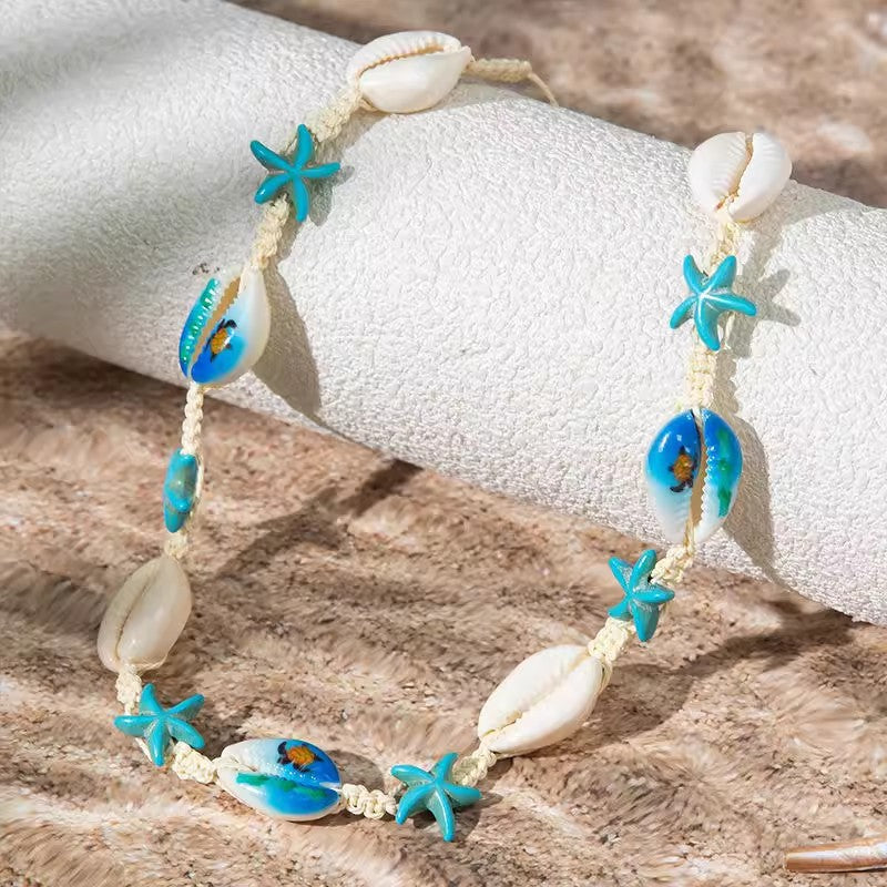 Adjustable Shell Design Geometric Bracelet
