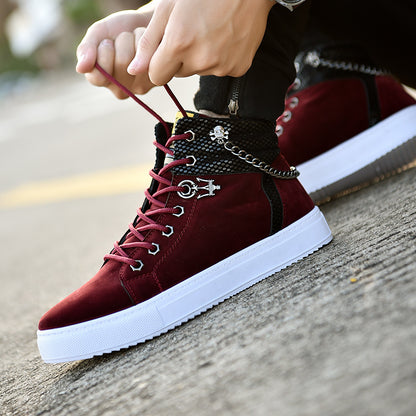 Mens High Top Casual Canvas Sneakers