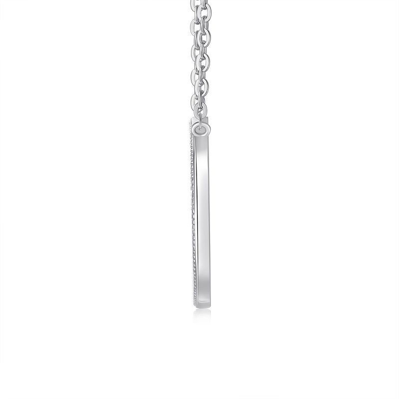 S925 Sterling Zilveren Twin Hoogwaardige Ketting Niet-vervagende Moissanite