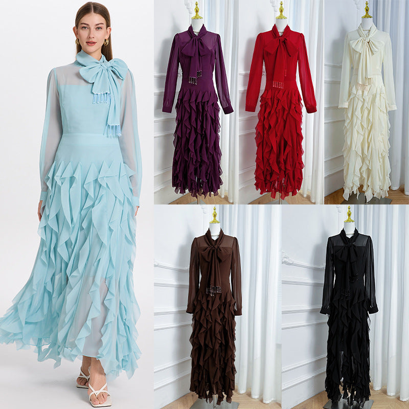 Fringed Elegant Fishtail Skirt