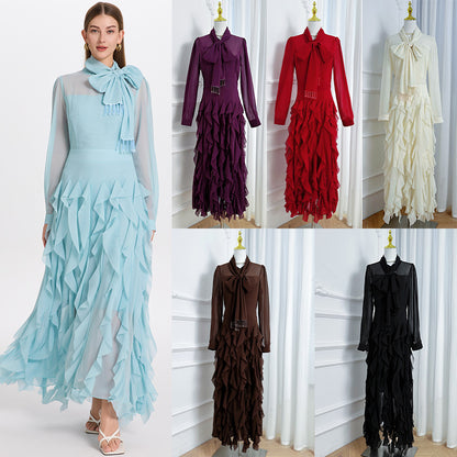 Fringed Elegant Fishtail Skirt