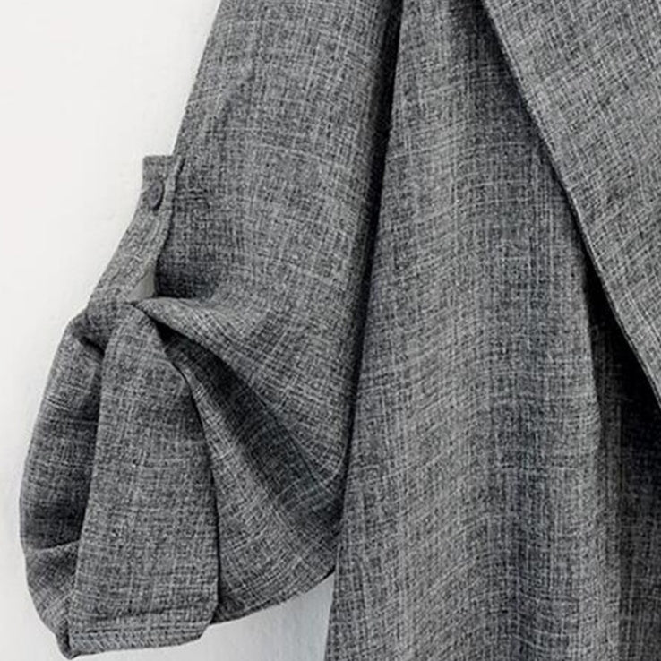 Trenchcoat met zakken en oprolbare mouwen