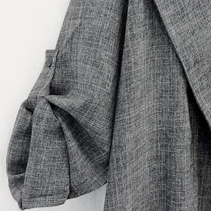 Trenchcoat met zakken en oprolbare mouwen