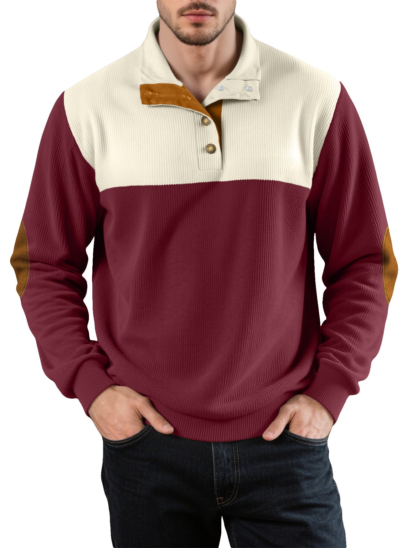 Collar hoodie top
