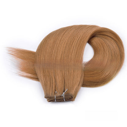 Heat Resistant Synthetic Hair Extensions Straight Weft