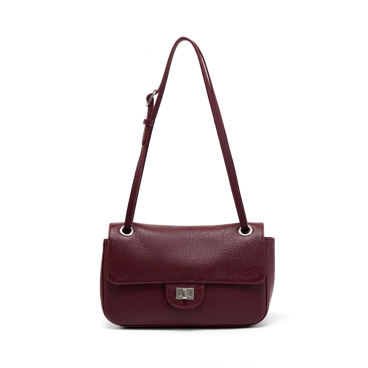 Top Grain Cowhide Leather Messenger Crossbody Shoulder Bag