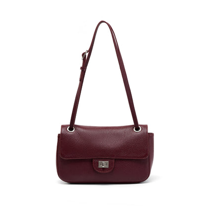 Top Grain Cowhide Leather Messenger Crossbody Shoulder Bag