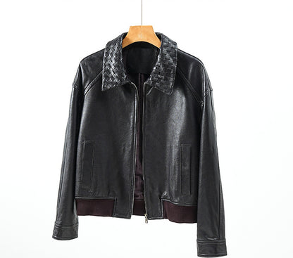 Womens Sheepskin Leather Jacket