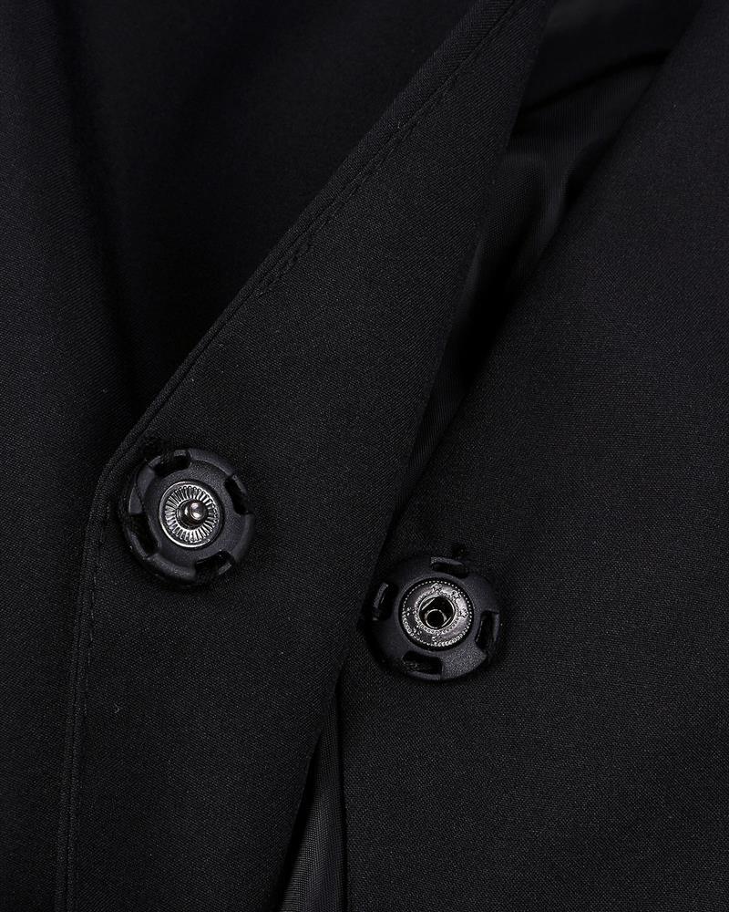 Dames zilver zwart pailletten blazer