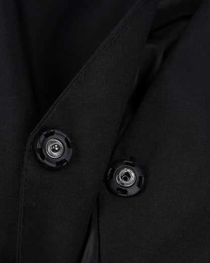 Dames zilver zwart pailletten blazer