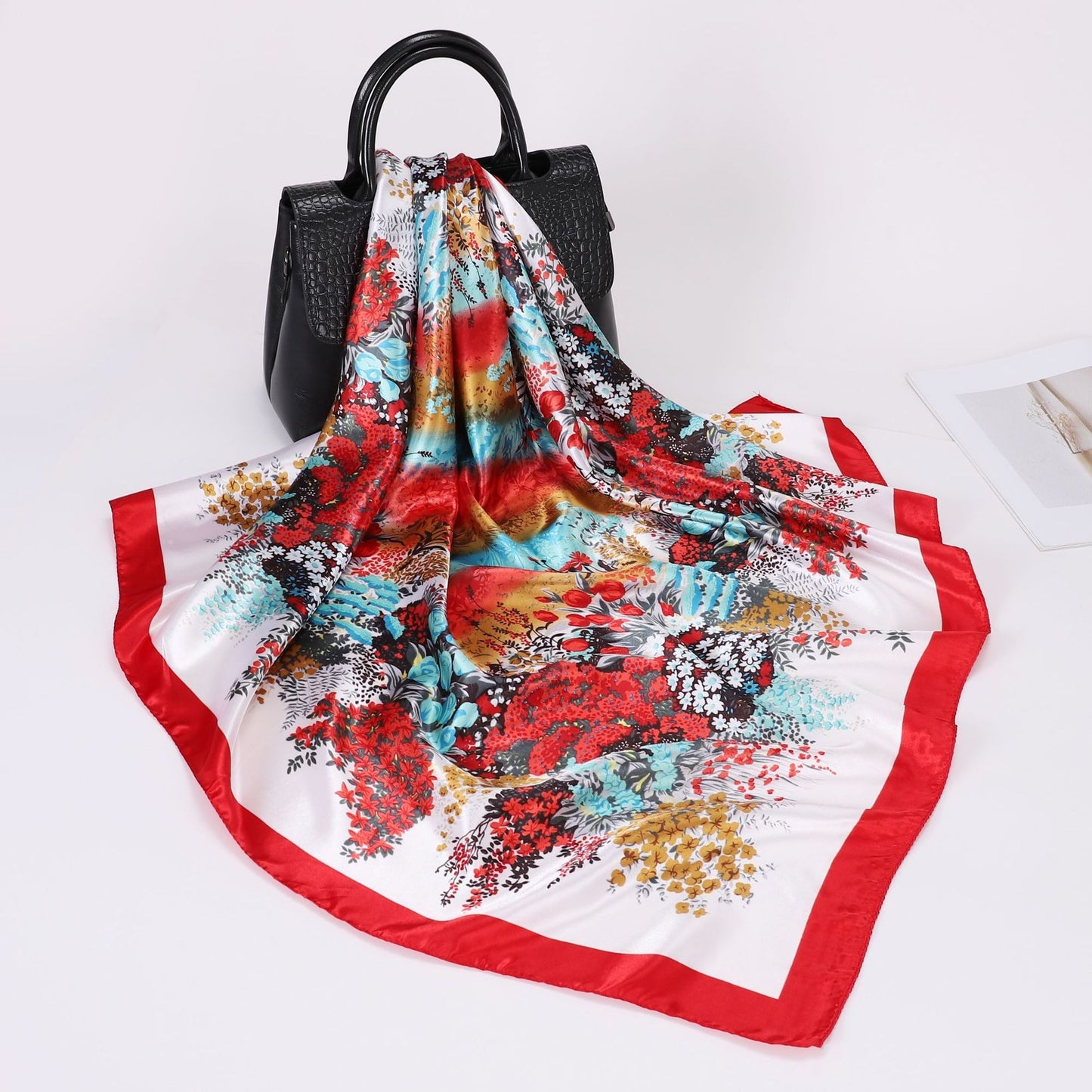 True scarves  women's square scarves  headscarves  shawls
