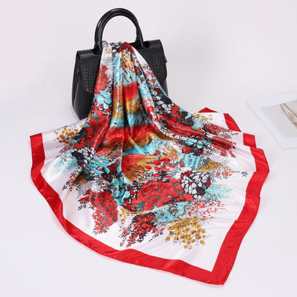 True scarves  women's square scarves  headscarves  shawls