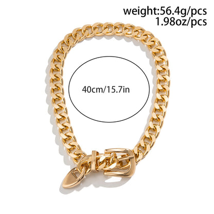 Ingemark Overdreven Heavy Metal Riem Choker Ketting Voor Dames