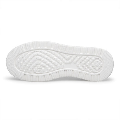 Invisible Height Increasing Hollow Casual Leather Shoes for Men