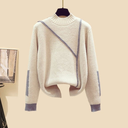 Dames puffervest coltrui baggy broek tweedelige/driedelige set of los