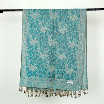 Women's Jacquard Imitation Cashmere Shawl Wrap Long Scarf