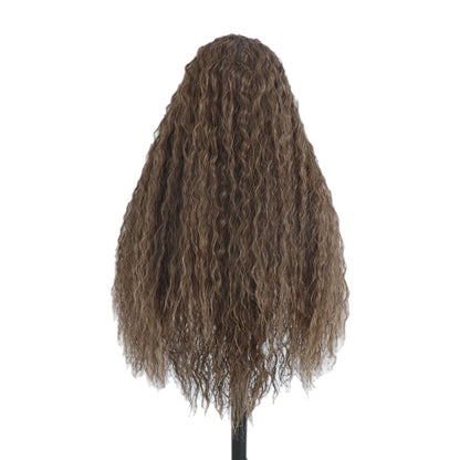 Brown Lace Front Synthetic Wig 26inch No Glue